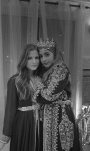 Photo de Césarine Martinho Vieira avec son amie Amel
