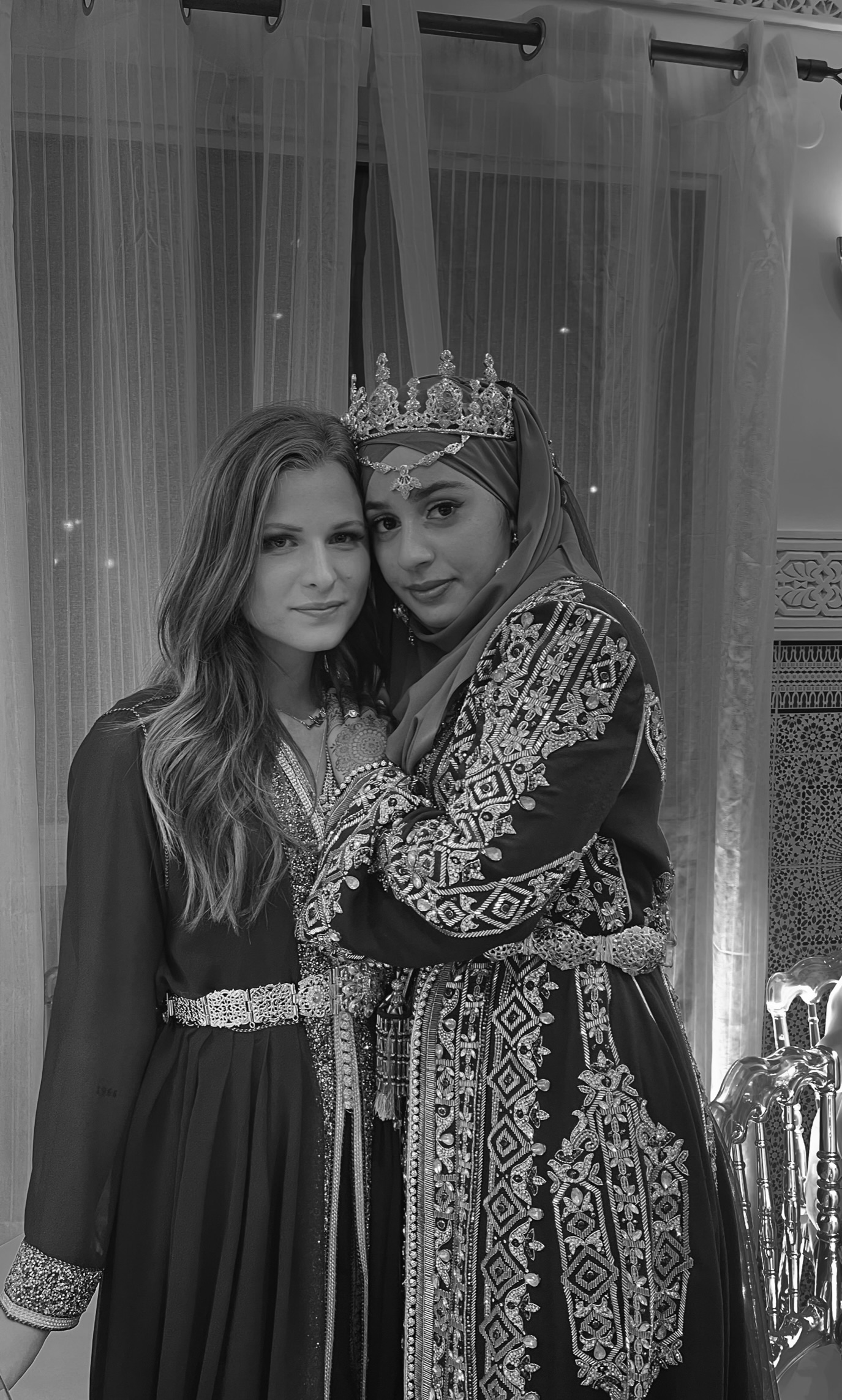 Photo de Césarine Martinho Vieira avec son amie Amel
