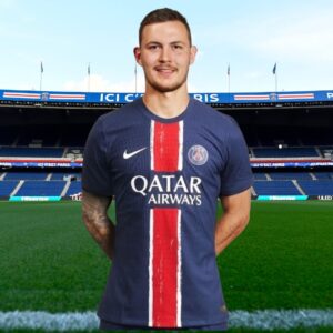 Photo Mathias Argentel Joueur du PSG créée avec l'IA