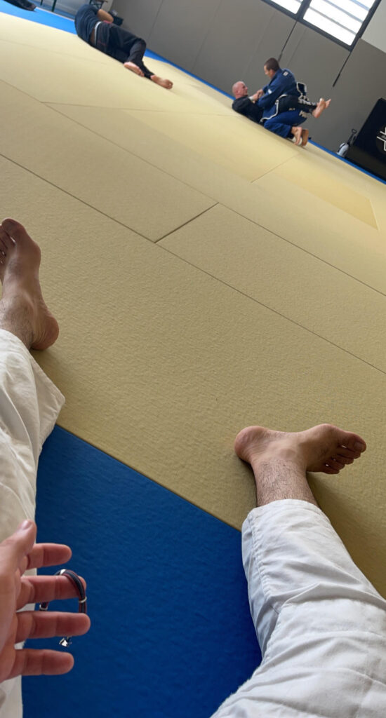 Tatami d'entraînement d'un club de Jiu-Jitsu Brésilien