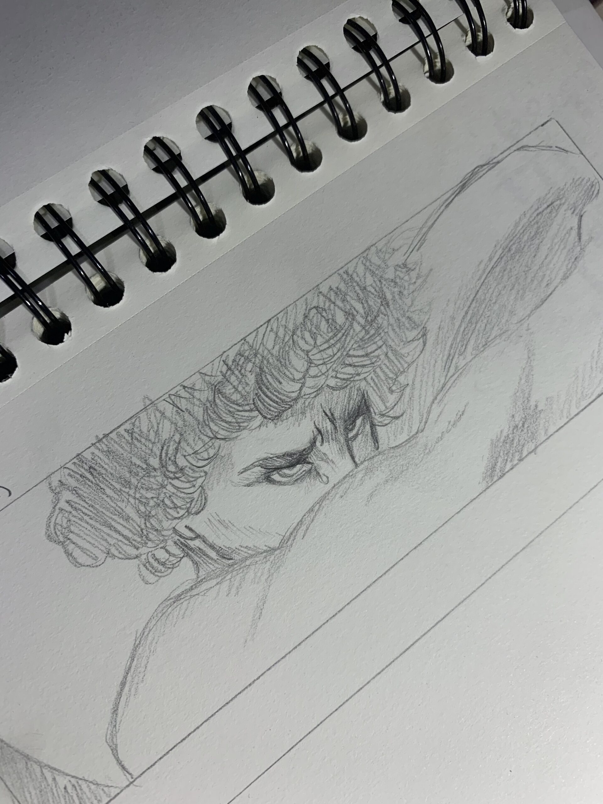 Sketch express de l'Ange Déchu (Cabanel)