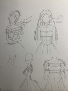 Sketch de robes