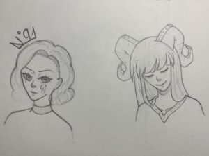 Sketch de personnages