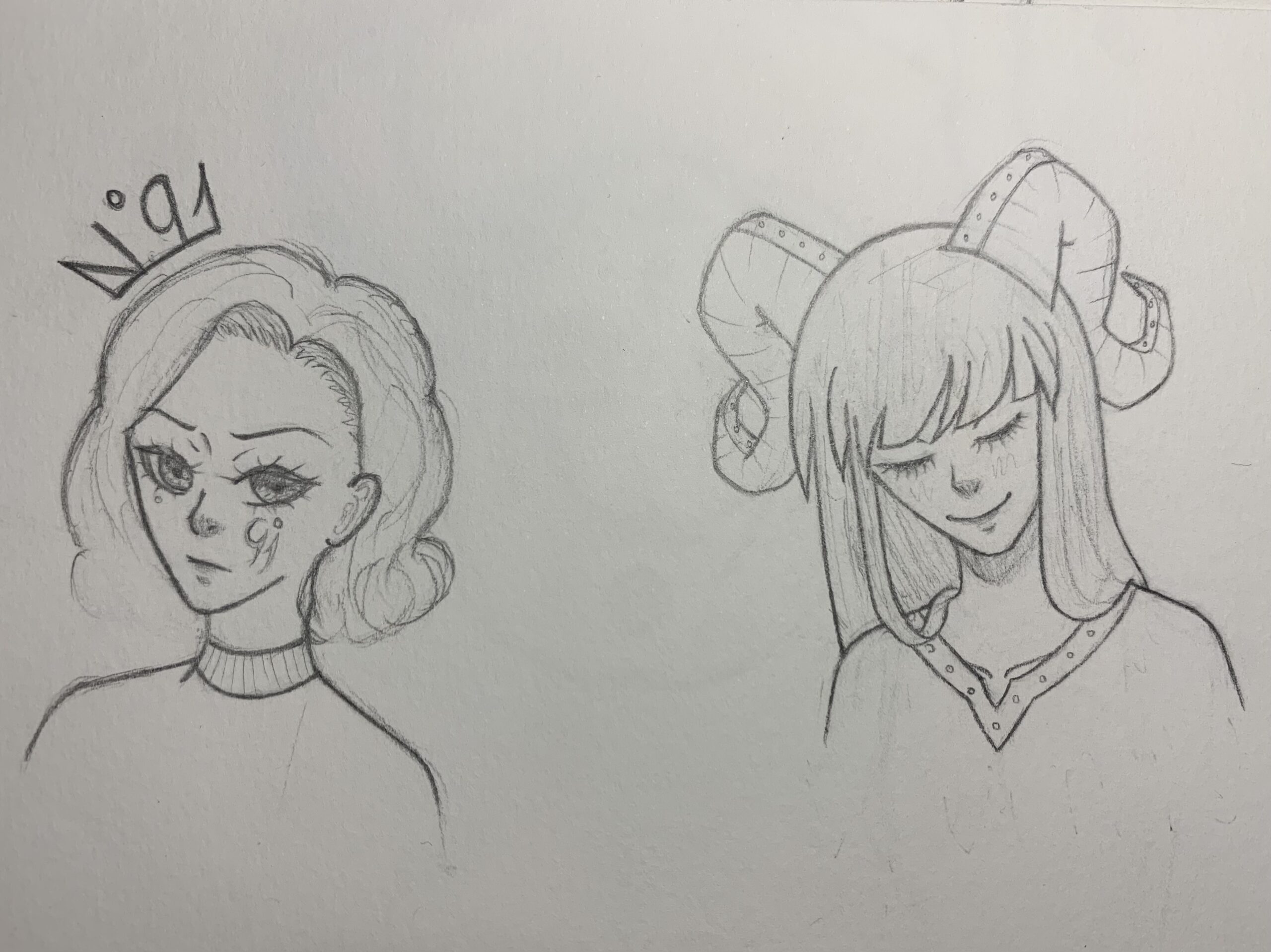 Sketch de personnages